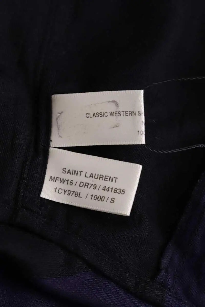 Chemise Yves Saint Laurent Noir en Viscose