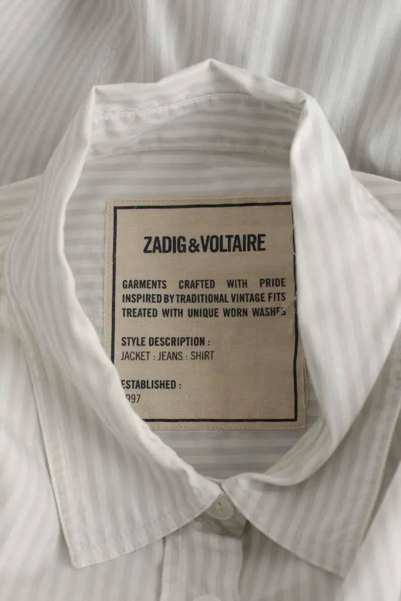 Chemise Zadig & Voltaire Blanc en Coton