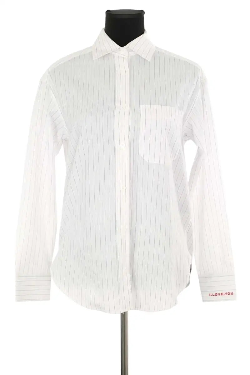 Chemise Zadig & Voltaire Blanc en Coton, taille XS - Seconde Main