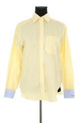 Chemise Zadig & Voltaire Tais raye pop Jaune en Coton, taille XS - Seconde Main