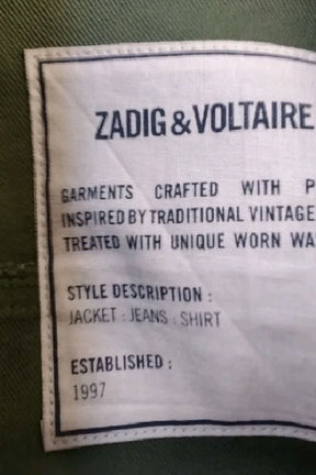 Chemise Zadig & Voltaire Vert en Coton