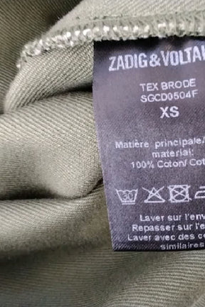 Chemise Zadig & Voltaire Vert en Coton