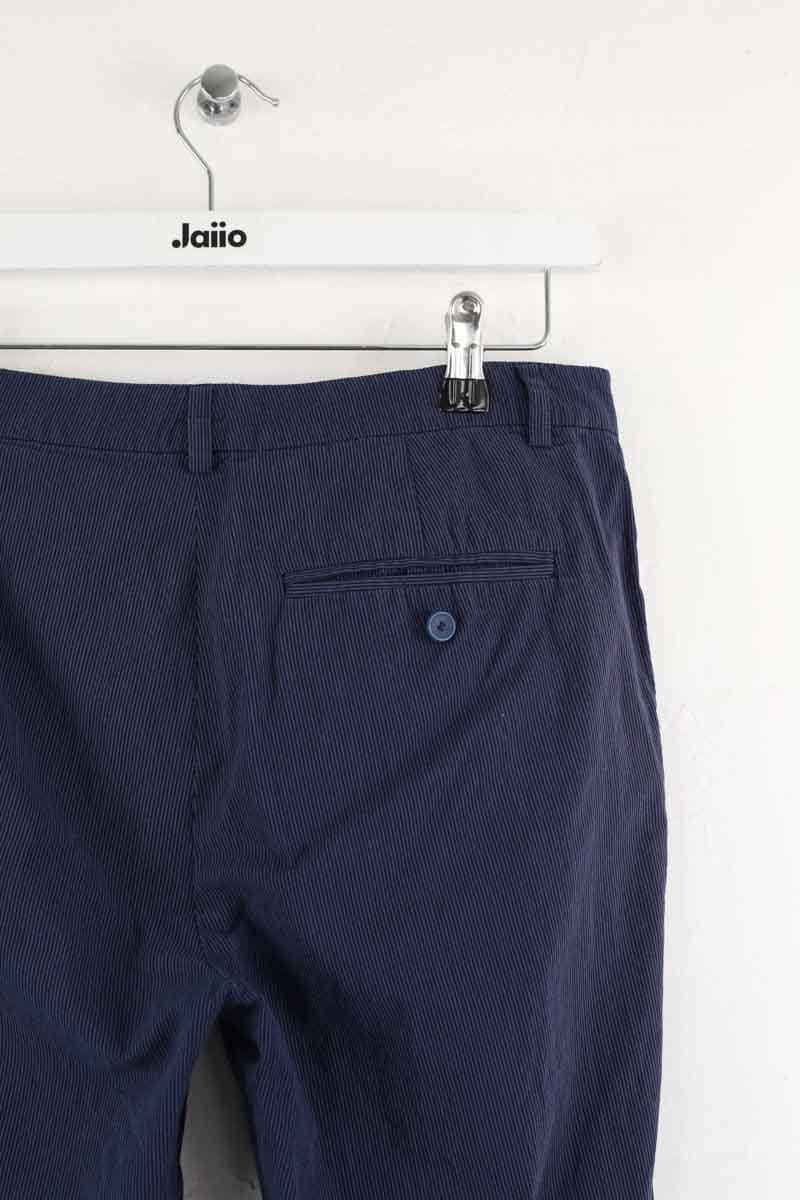 Chino Agnès B. Marine en Coton