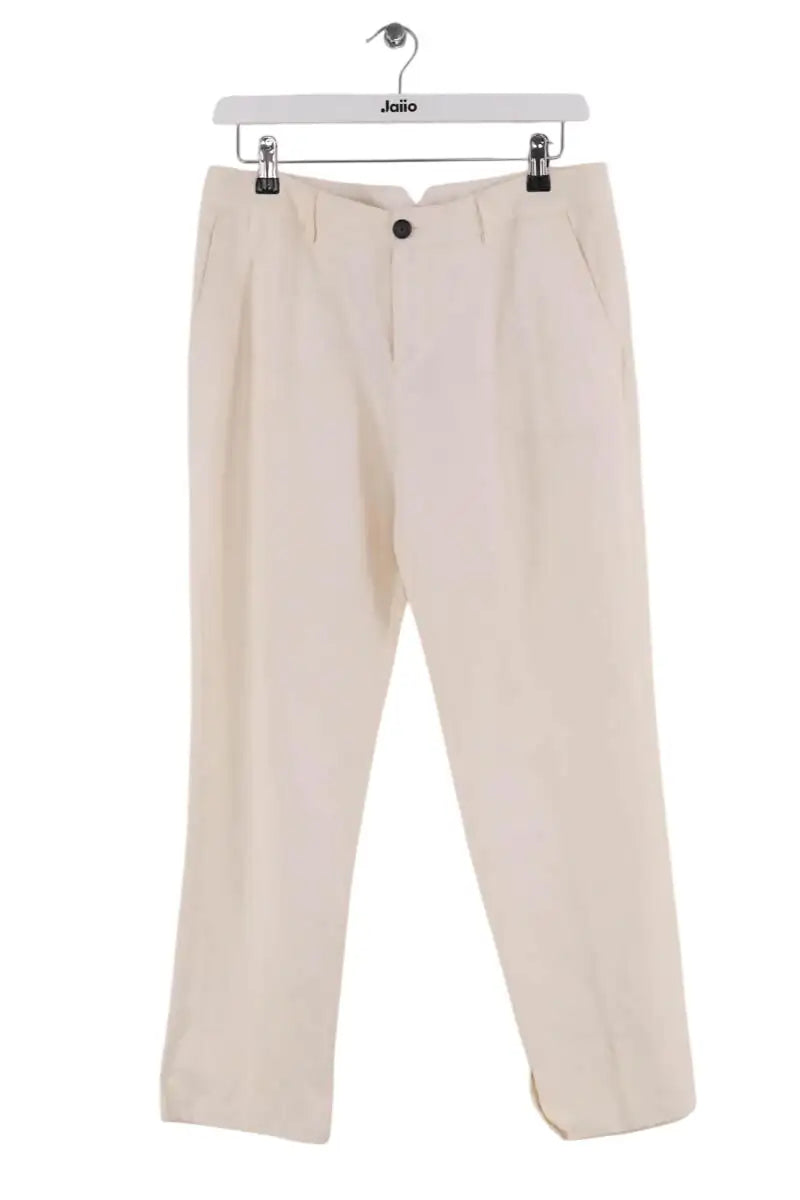 Chino Chloé Stora Ecru en Coton, taille M - Seconde Main