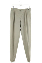 Chino Dries Van Noten Kaki en Coton, taille S - Seconde Main