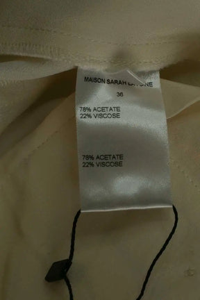 Chino Maison Sarah Lavoine Ecru en Synthétique
