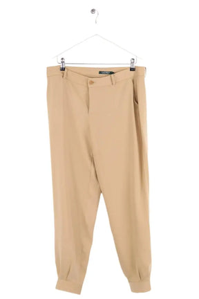 Chino Ralph Lauren Beige en Synthétique, taille L - Seconde Main