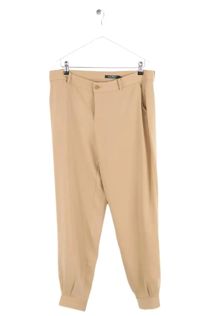 Chino Ralph Lauren Beige en Synthétique, taille L - Seconde Main