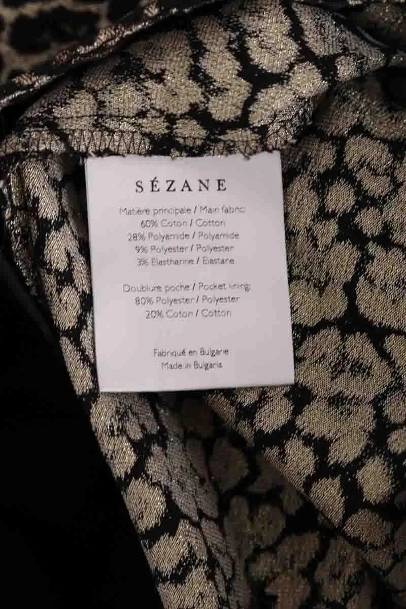 Chino Sézane Marron en Coton