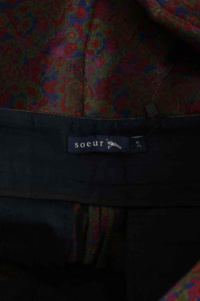 Chino Soeur Bordeaux en Coton