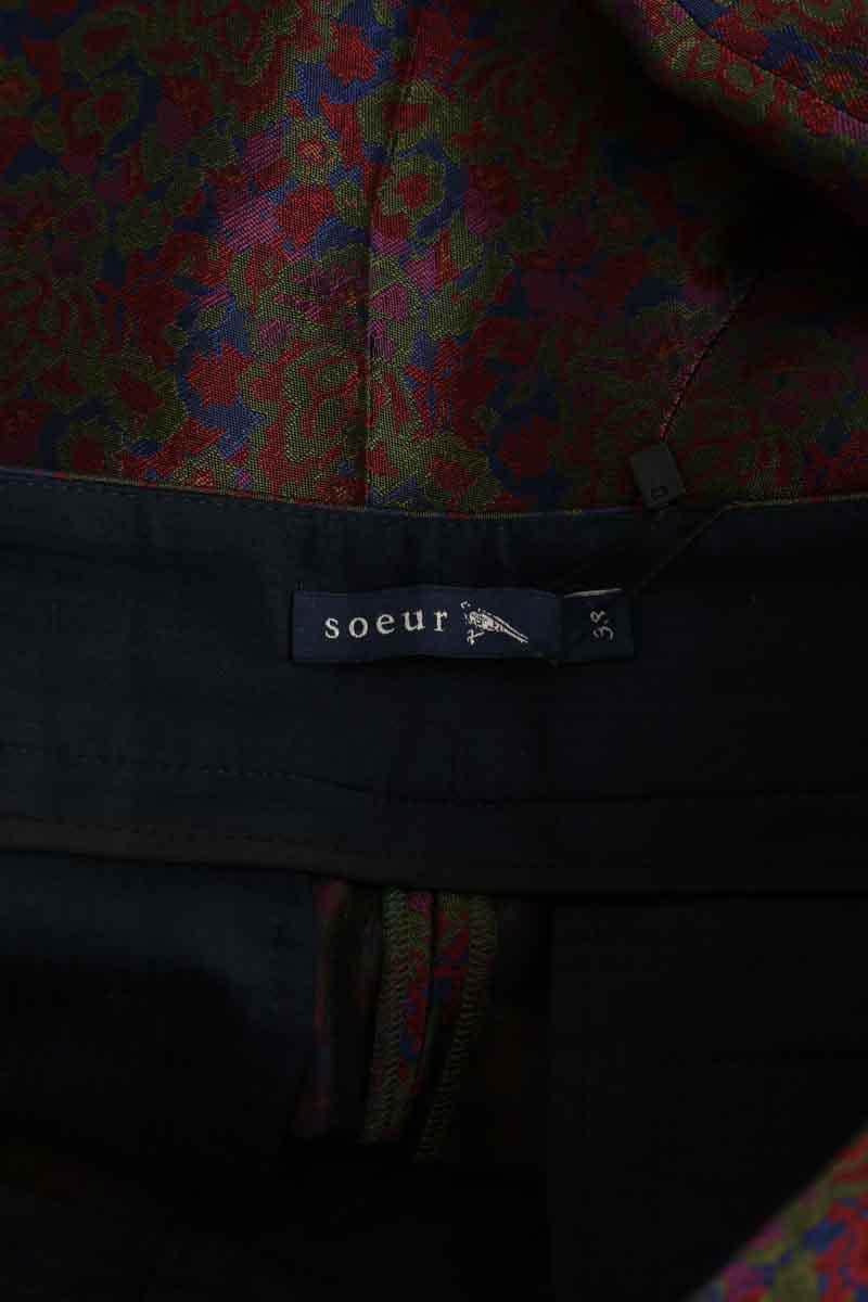 Chino Soeur Bordeaux en Coton