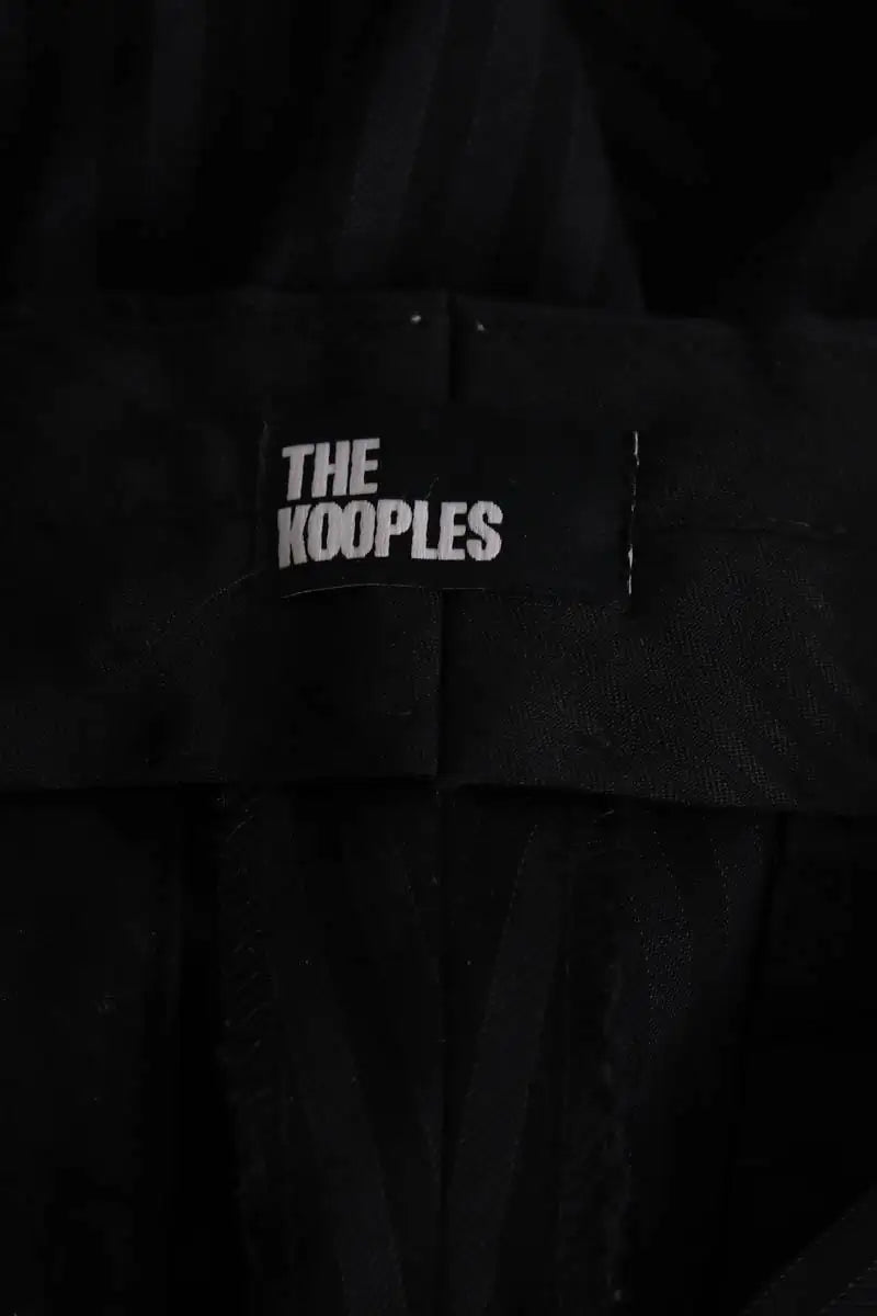 Chino The Kooples Noir en Laine
