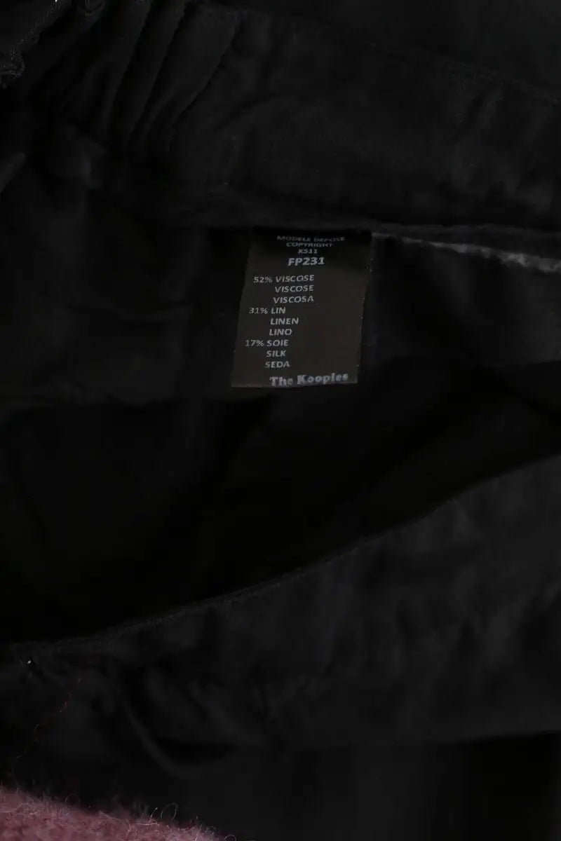 Chino The Kooples Noir en Viscose