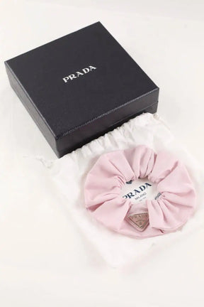 Chouchou Prada Rose en Tissu