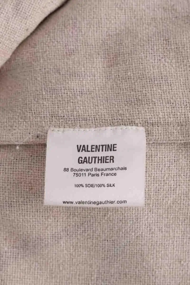 Chemise Valentine Gauthier Camel en Soie