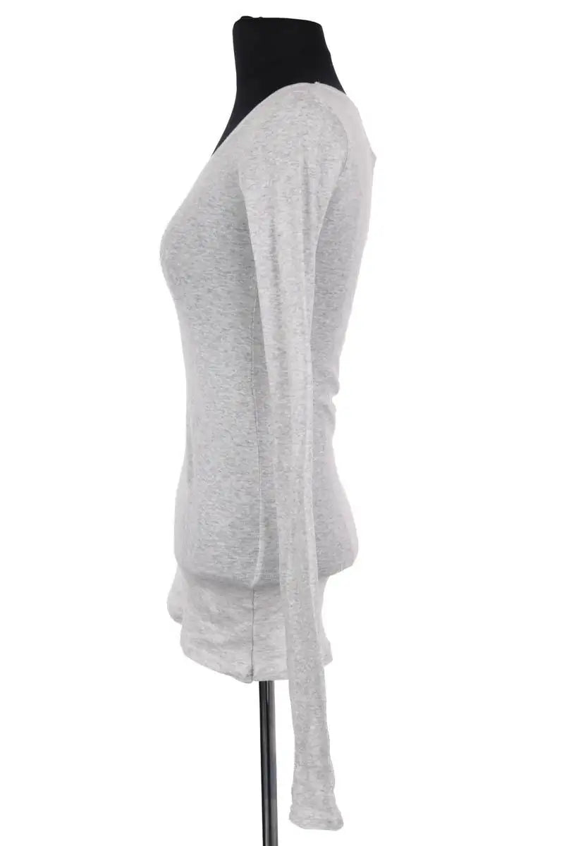 T-shirt American Vintage Gris en Coton