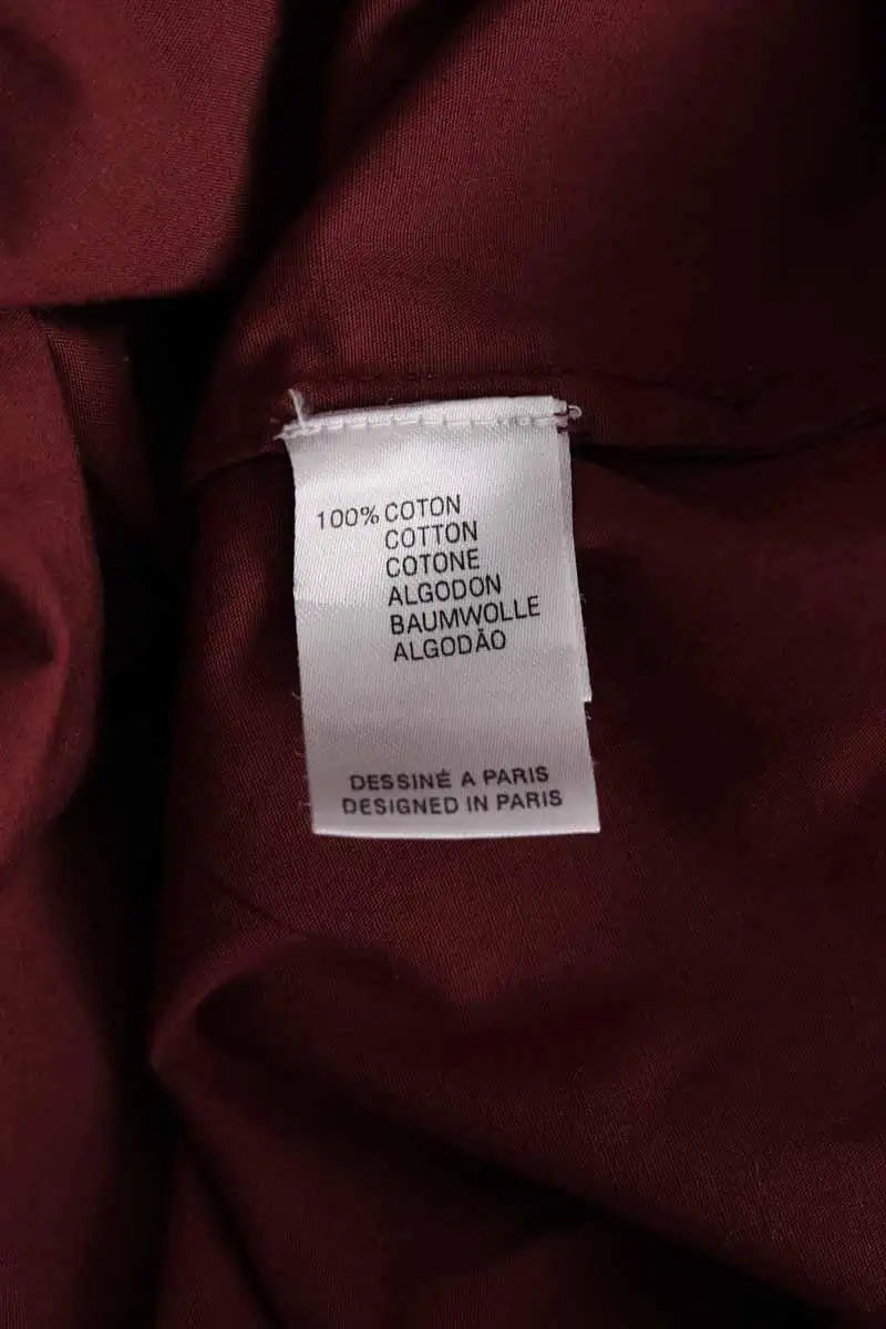 Robe Antik Batik Marron en Coton