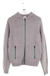 Gilet Lacoste Gris en Laine, taille L - Seconde Main