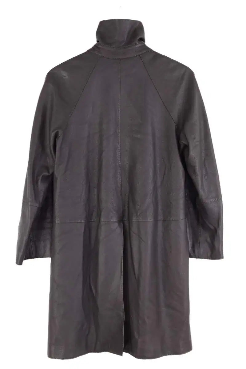 Manteau Hermès Marron en Cuir