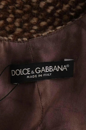 Robe Dolce & Gabbana Marron en Laine