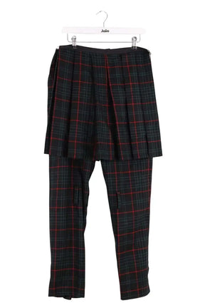 Pantalon Vivienne Westwood Vert en Laine, taille M - Seconde Main