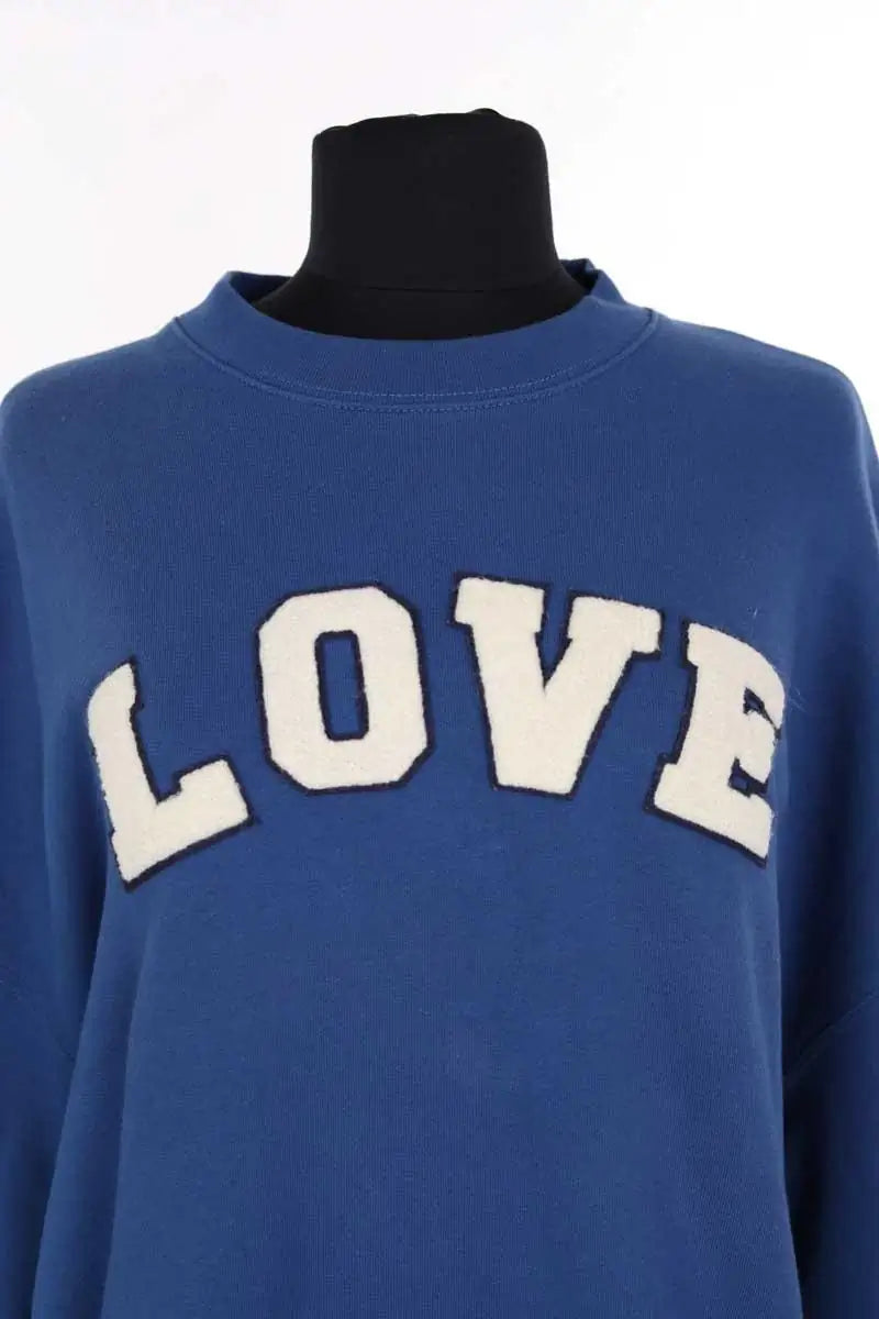 Sweatshirt Tory Burch Bleu en Coton
