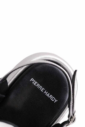 Sandales Pierre Hardy Argent en Cuir