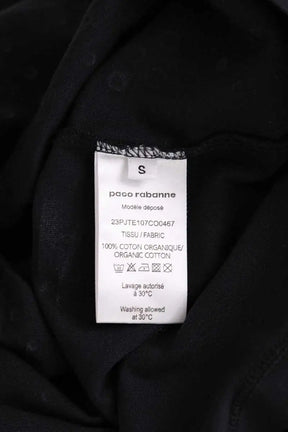 T-shirt Paco Rabanne Noir en Coton