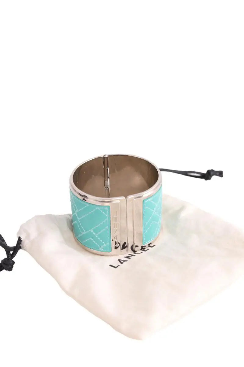 Bracelet Lancel Turquoise en Acier