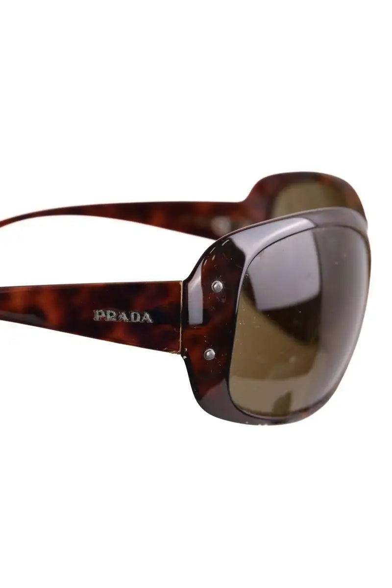 Lunettes de protection Prada Marron en Plastique