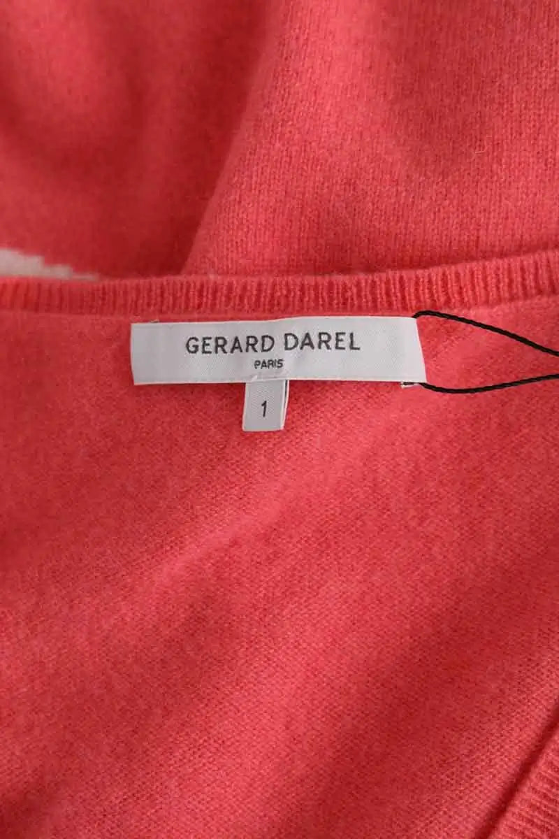 Pull Gerard Darel Rose en Cachemire