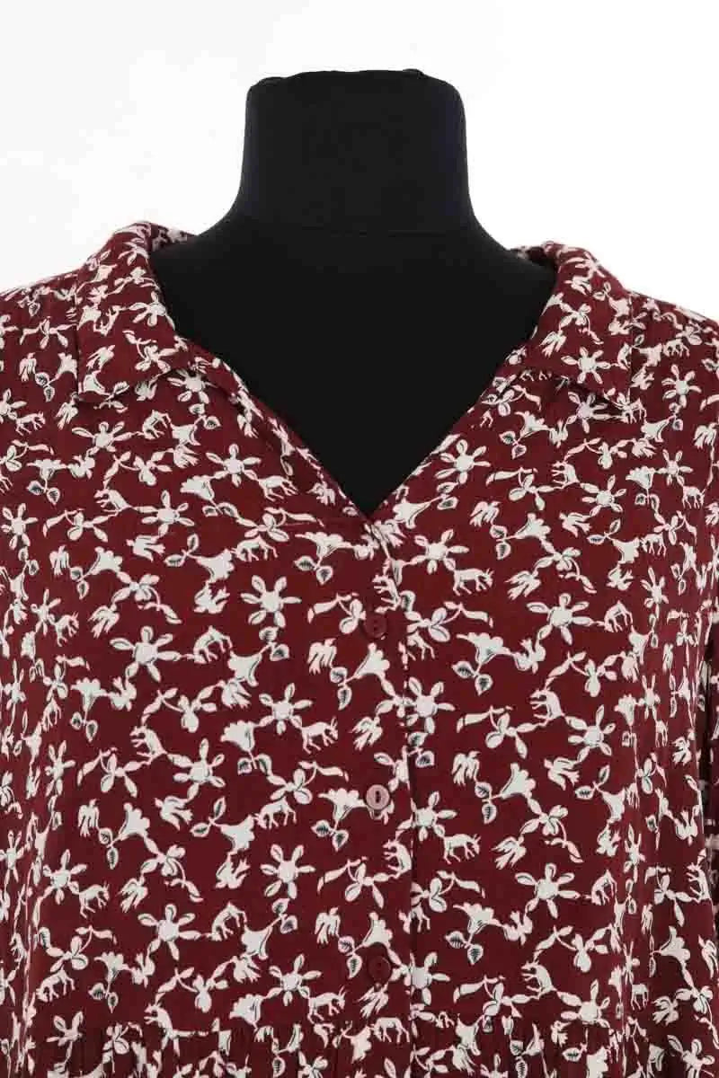 Robe Ba&Sh Rouge en Viscose