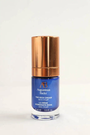 Coffret Angustinus Bader The Rich Cream, The Essence et The Face Oil Bleu en 