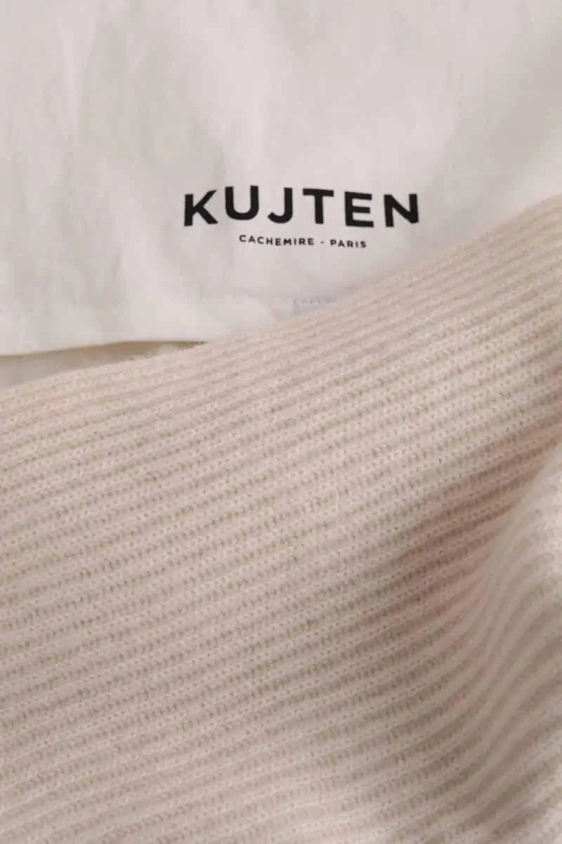Col Kujten Ecru en Cachemire