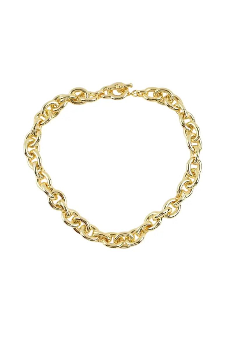 Collier Agatha Doré en Métal - Seconde Main