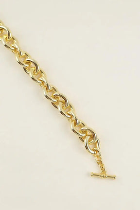 Collier Agatha Doré en Métal