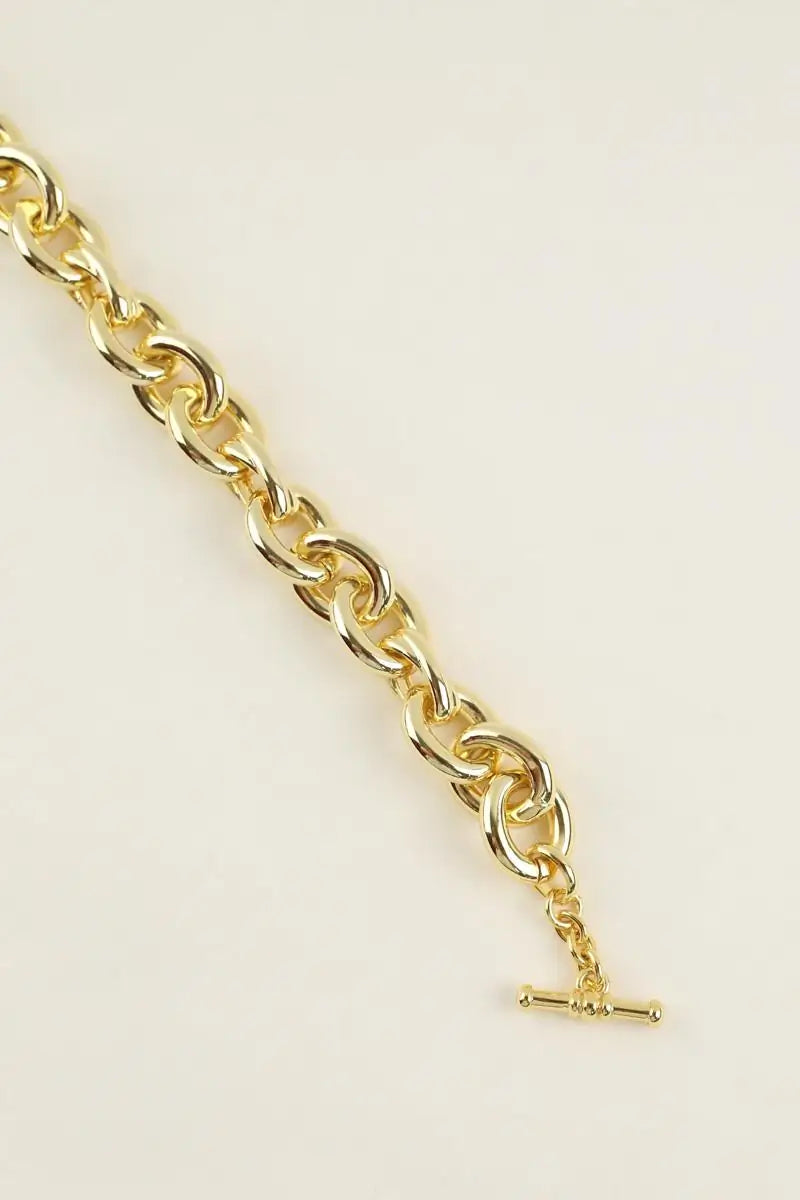 Collier Agatha Doré en Métal