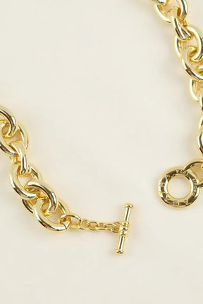 Collier Agatha Doré en Métal
