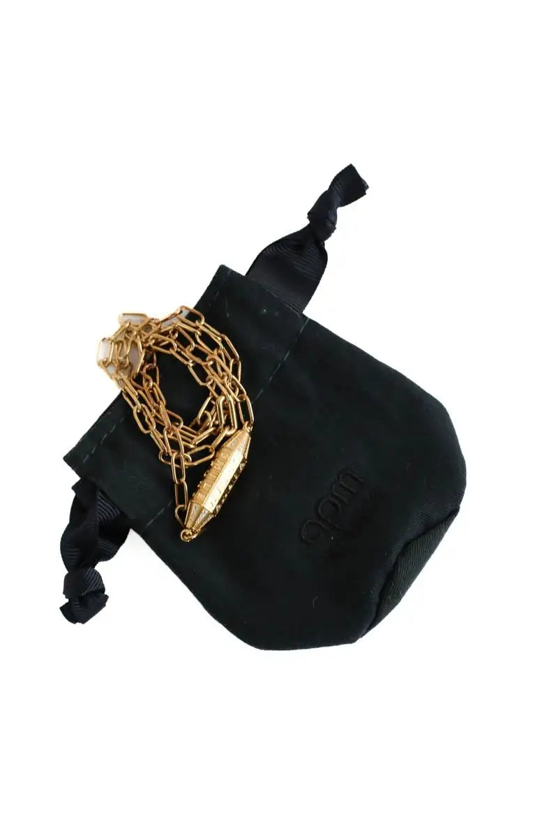 Collier APM Monaco Doré en Plaqué or