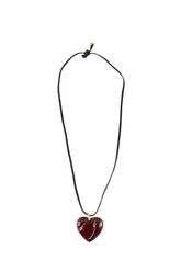 Collier Baccarat Coeur Amor Rouge en Cristal - Seconde Main