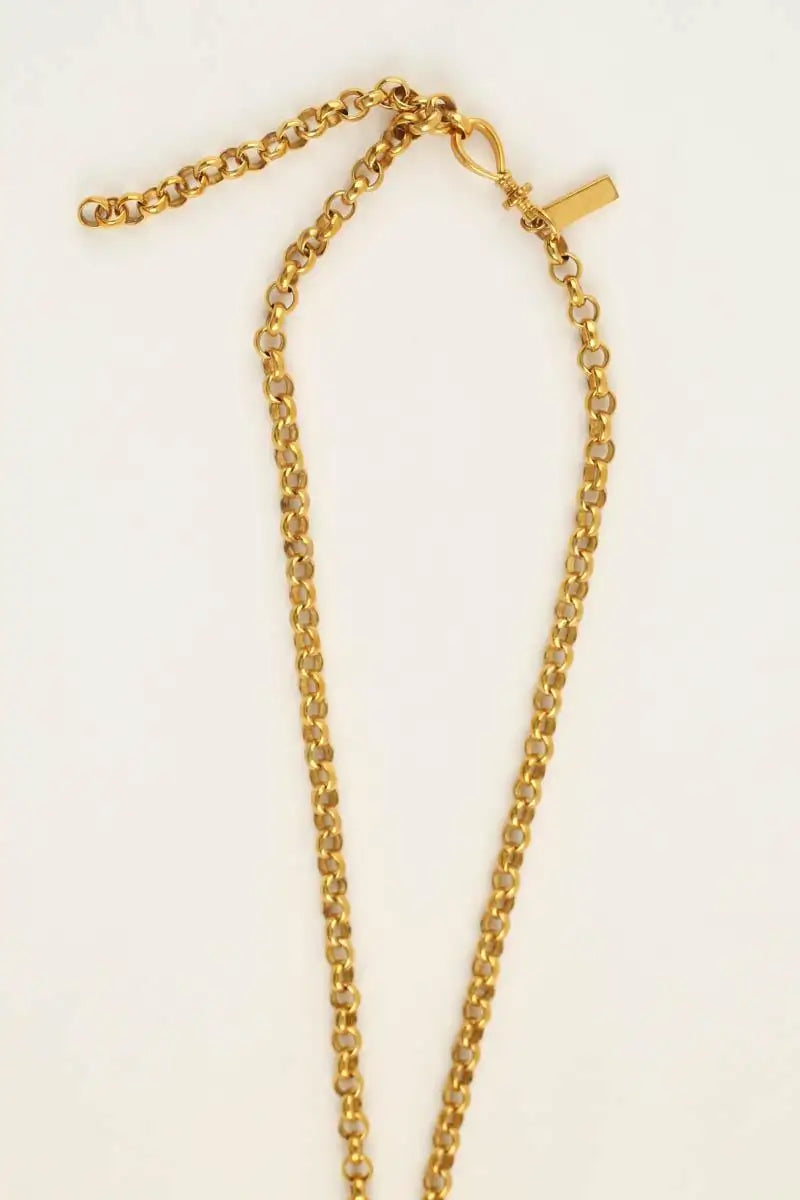 Collier Begum Khan Rose en Plaqué or