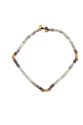 Collier Bohemian Rhapsodie Vert en Jade - Seconde Main