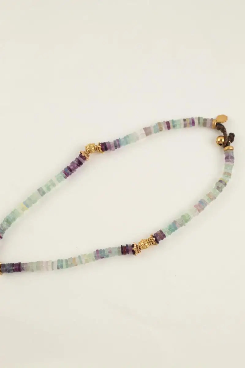 Collier Bohemian Rhapsodie Vert en Jade