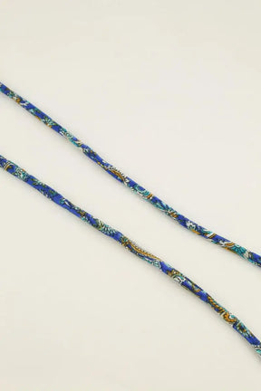 Collier CAROLINE DE BENOIST Bleu en Tissu