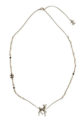 Collier Chanel Doré en Métal - Seconde Main
