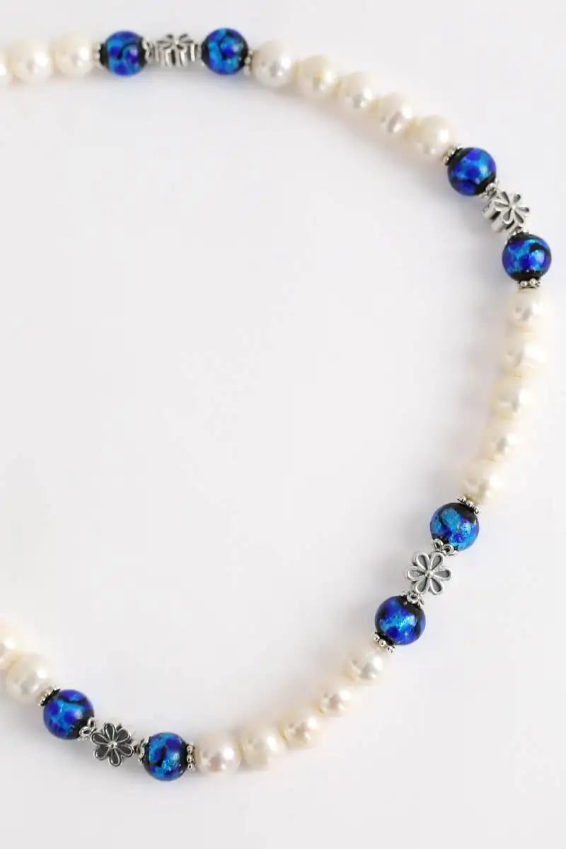 Collier Daïquiri Blanc en Perle