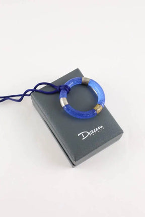 Collier Daum Bleu en Verre