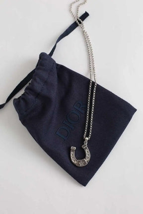 Collier Dior Gris en Métal