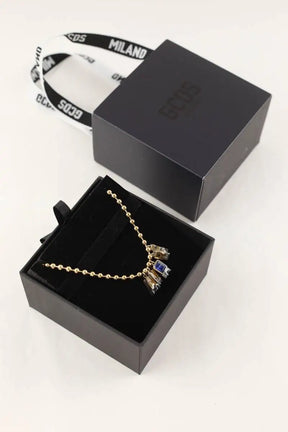 Collier GCDS Doré en Métal
