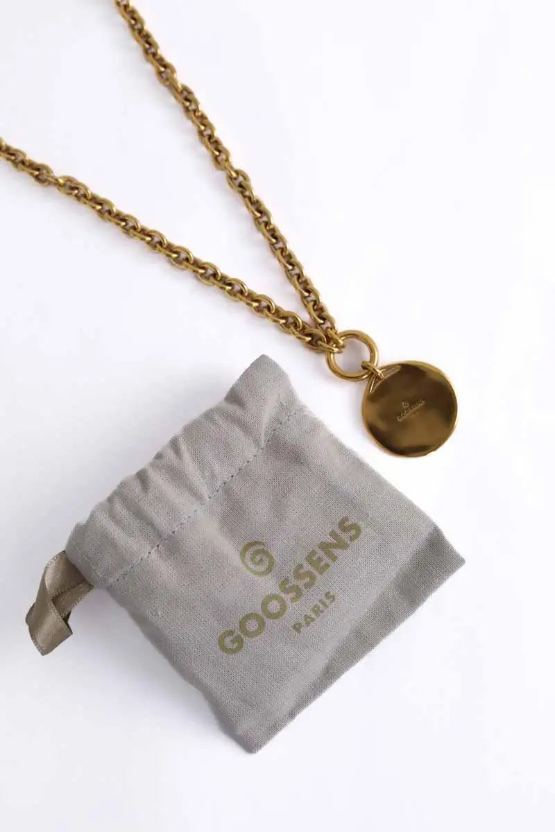 Collier Goossens Paris Doré en Métal